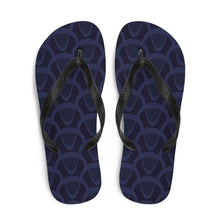 Load image into Gallery viewer, Flip-Flops Geo Print | Front View | Blue
