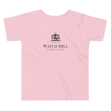 Load image into Gallery viewer, Watch Hill, Rhode Island &quot;Flying Horse Carousel&quot; Toddler T-Shirt | Pink | The Wishful Fish Shop
