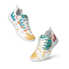 Load image into Gallery viewer, Botanical Women’s Athletic Shoes | Front and Side View
