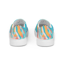 Load image into Gallery viewer, Tropical Women’s Slip-On Canvas Shoes |  Back View
