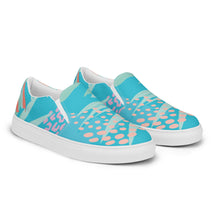 Load image into Gallery viewer, Tropical Women’s Slip-On Canvas Shoes | Side View
