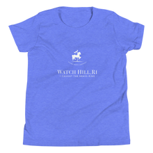 Load image into Gallery viewer, Watch Hill, Rhode Island &quot;I Caught The Brass Ring&quot; Youth T-Shirt | Columbia Blue

